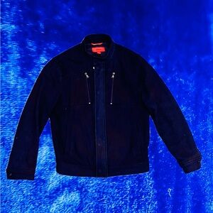 Black Alfani wool winter coat, size S